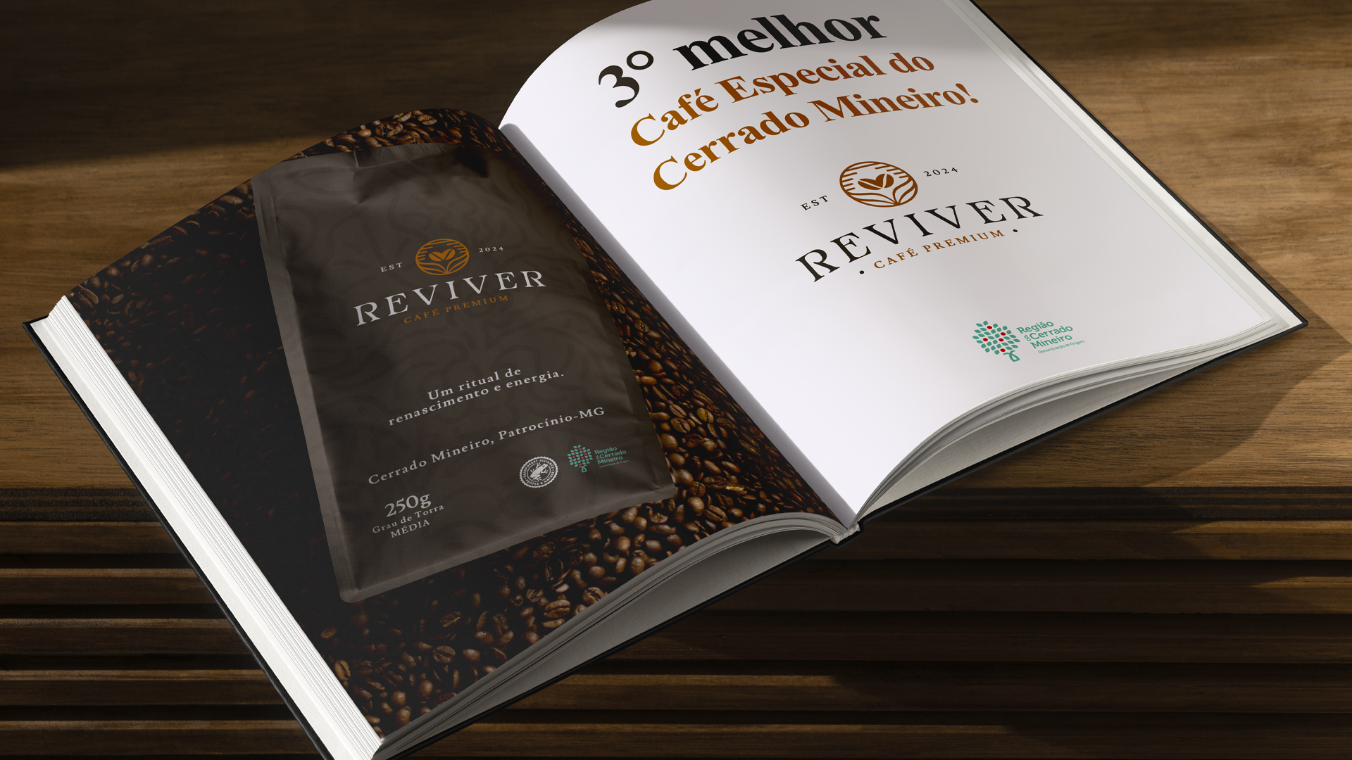 Café Reviver — Mockup